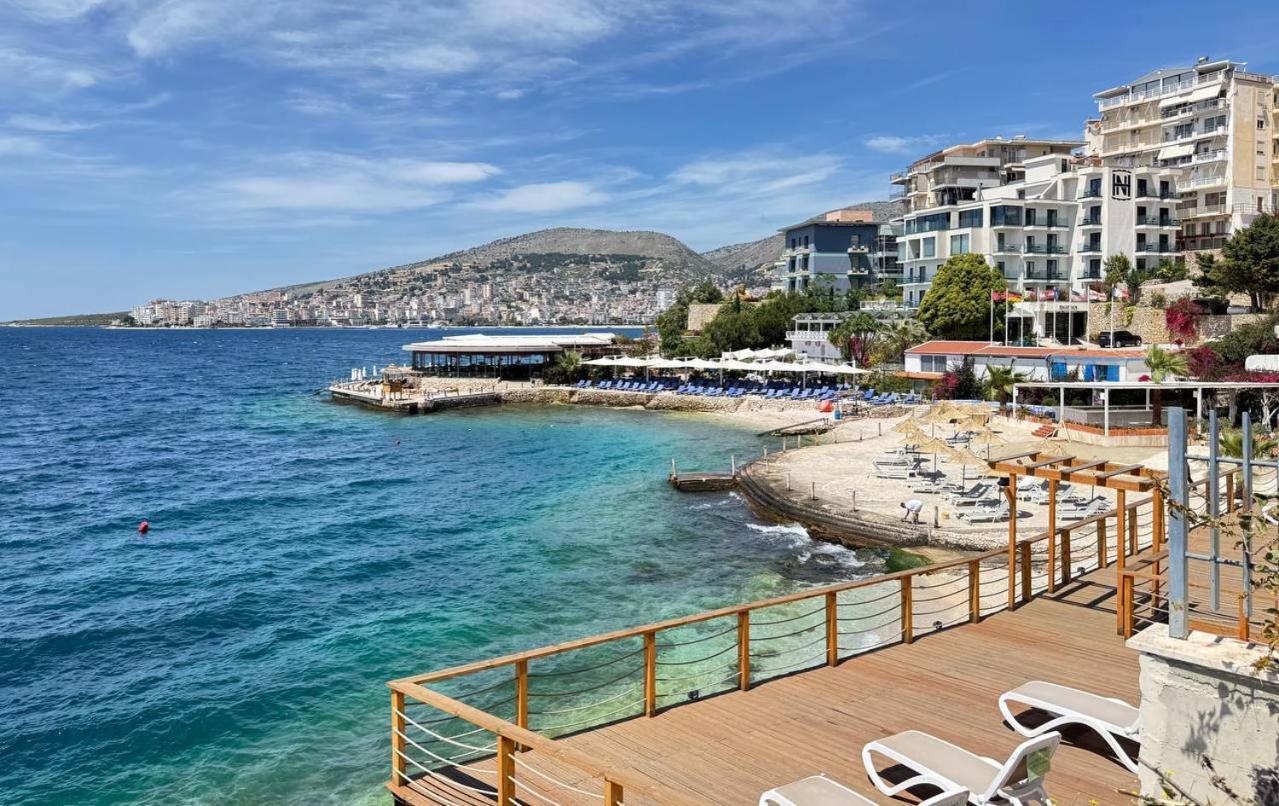 Appartamento Viola Sea View Penthouse Sarandë Esterno foto