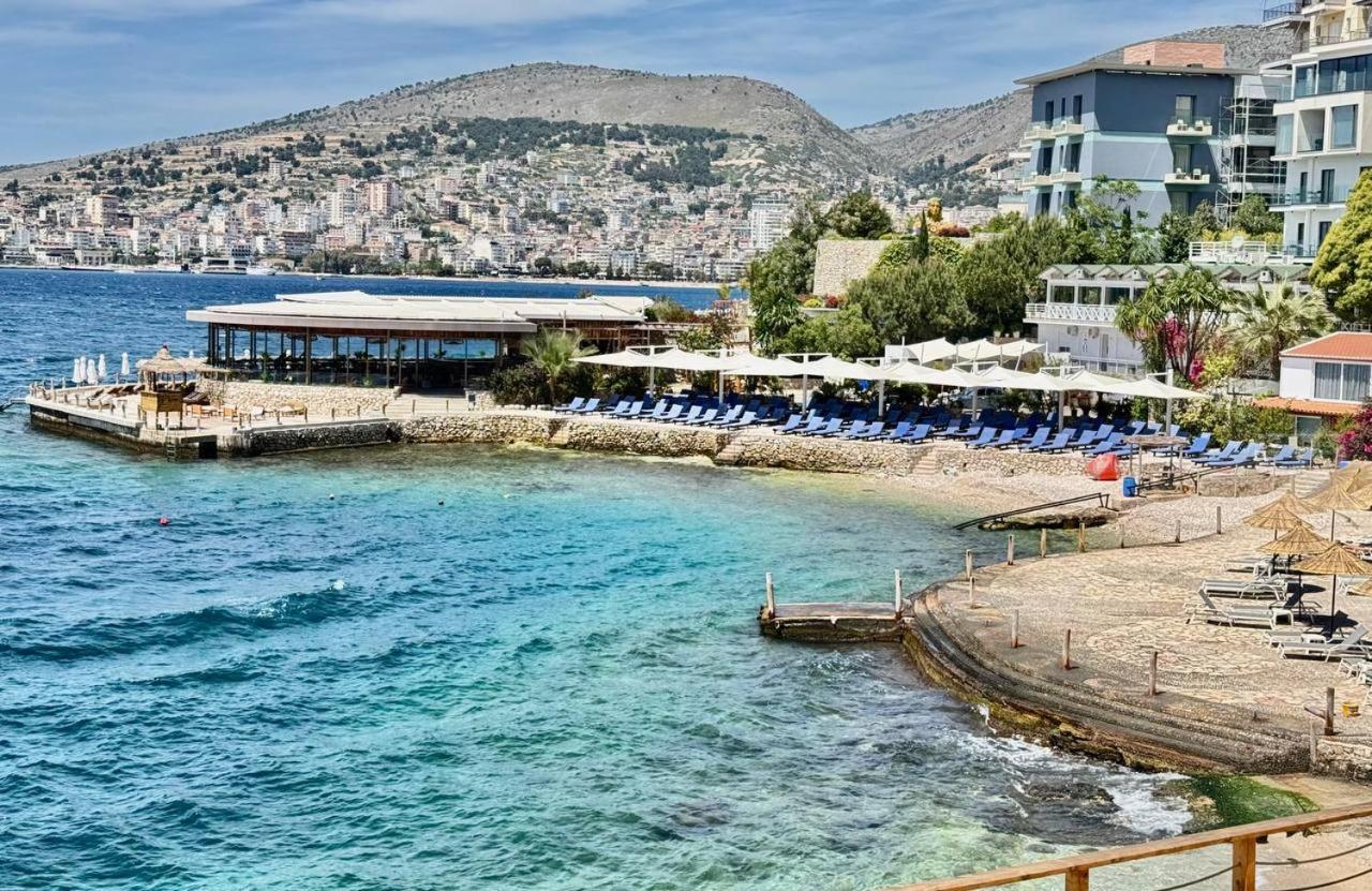 Appartamento Viola Sea View Penthouse Sarandë Esterno foto