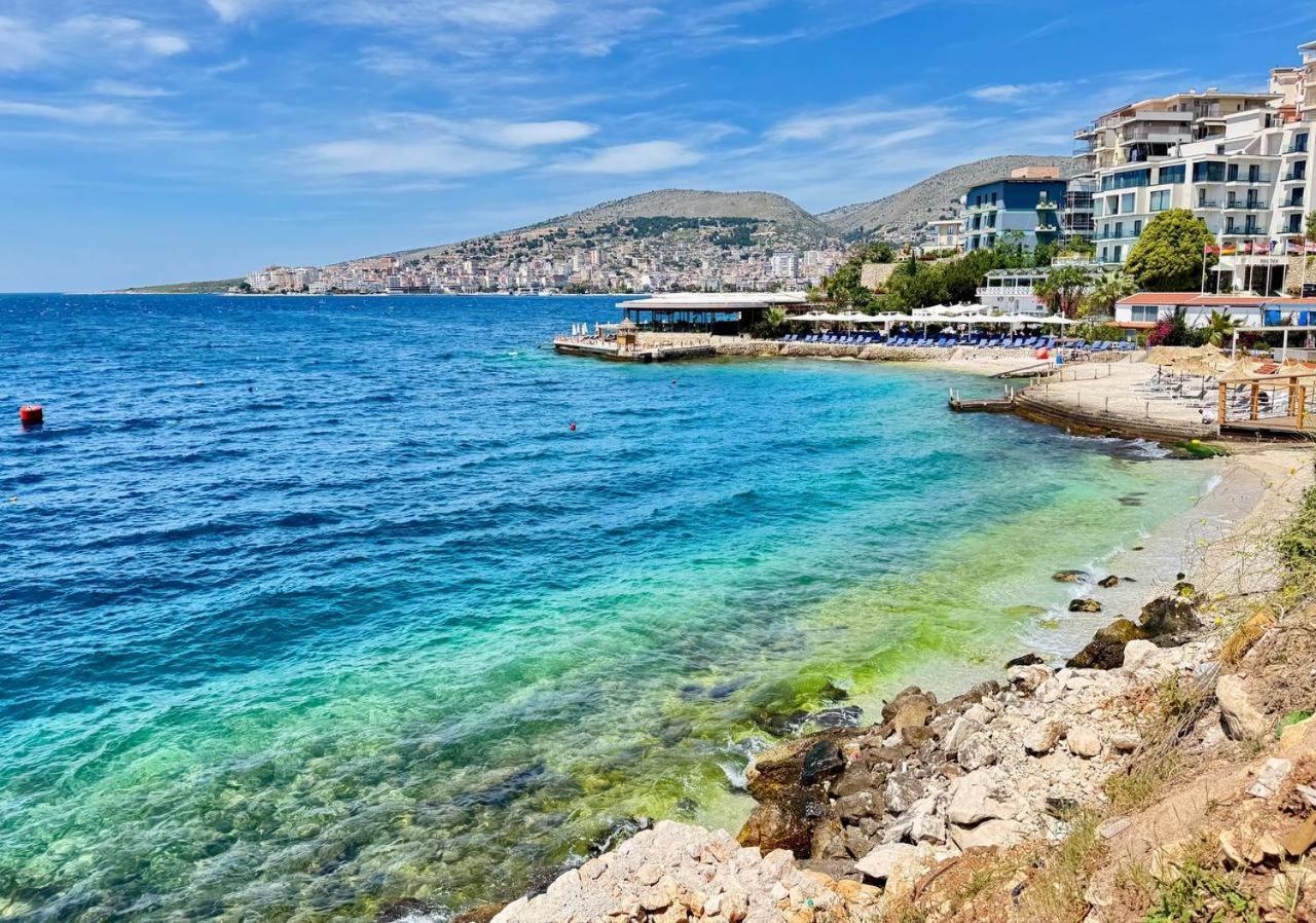 Appartamento Viola Sea View Penthouse Sarandë Esterno foto