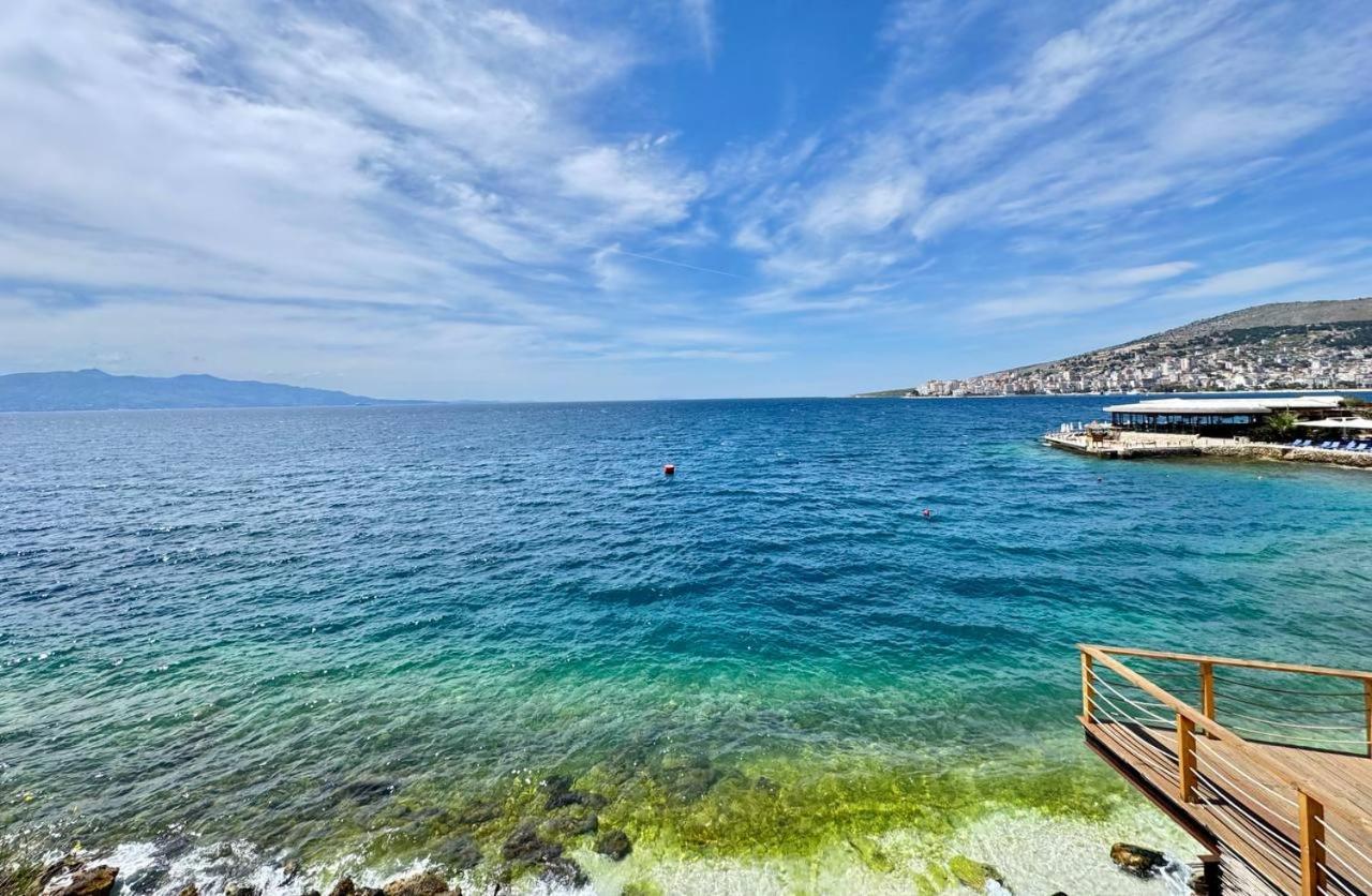 Appartamento Viola Sea View Penthouse Sarandë Esterno foto