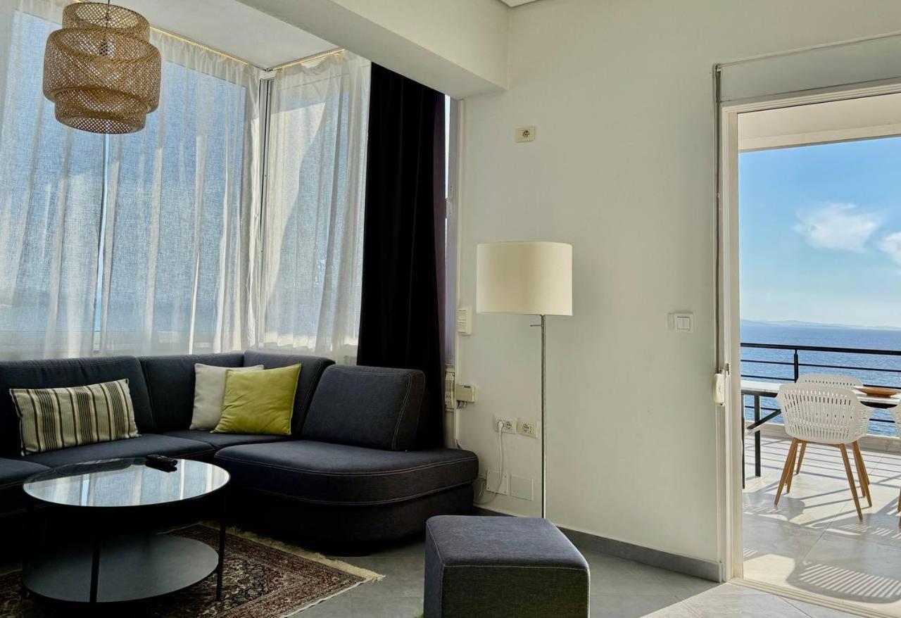 Appartamento Viola Sea View Penthouse Sarandë Esterno foto