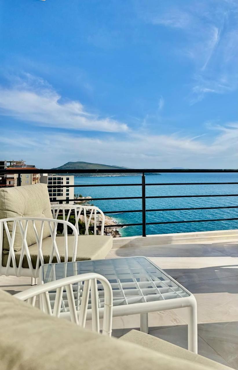 Appartamento Viola Sea View Penthouse Sarandë Esterno foto